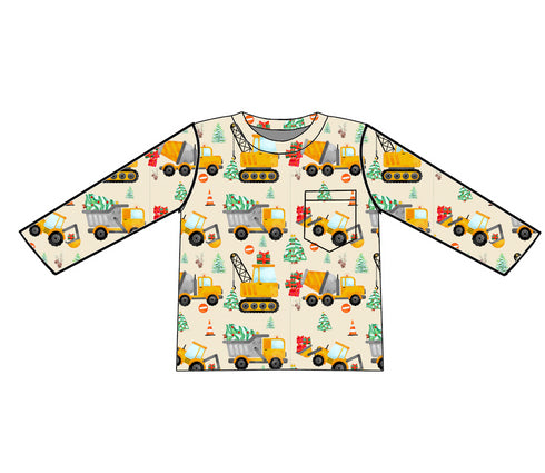 Holiday Builders Long Sleeve Pocket Tee
